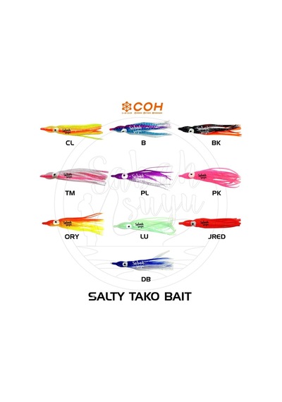 Coh Salty Tako Bait Silikon Ahtapot 9Cm - Tm