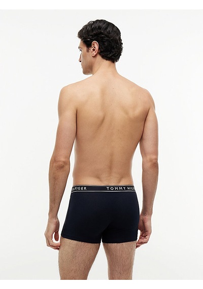 Tommy Hilfiger Um0um03882 3p Trunk Dtm Erkek Boxer Lacivert