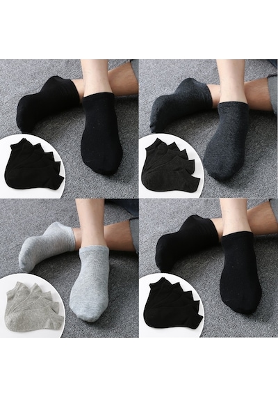 Ozzy Socks 6 Lı Unisex Dikişsiz Patik Çorap Çok Renkli