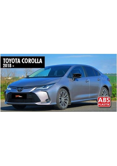 Toyota Corolla Uyumlu 2018-2019-2020-2021 Yarasa Ayna Kapak Parlak Siyah