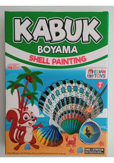 Elvin Toys Kabuk Boyama Seti