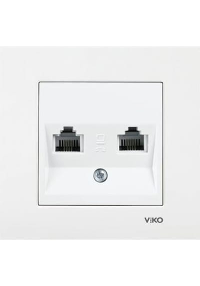 Viko Karre 2*4 Telefon Priz