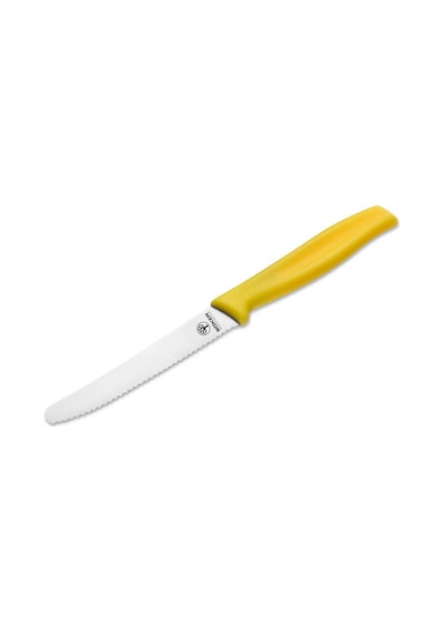 Böker Manufaktur Tırtıklı Sebze/Meyve Bıçak Sarı