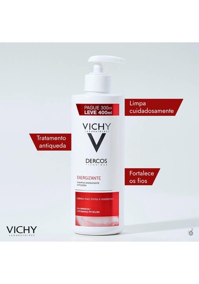 Dercos Energisant Saç Dökülmesi Karşıtı Şampuan 400 Ml 3337871322243