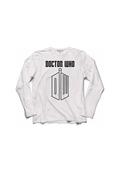 Doctor Who Bow Tıes Logo Uzun Kollu Tişört (518428257)