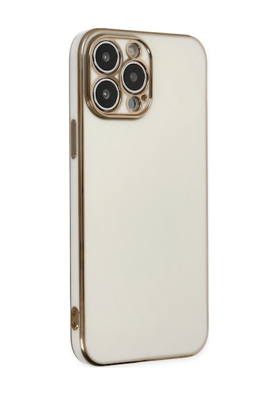 Newface - 790 - İphone 14 Pro Max Kılıf Volet Silikon - Kmrsfres - - Beyaz