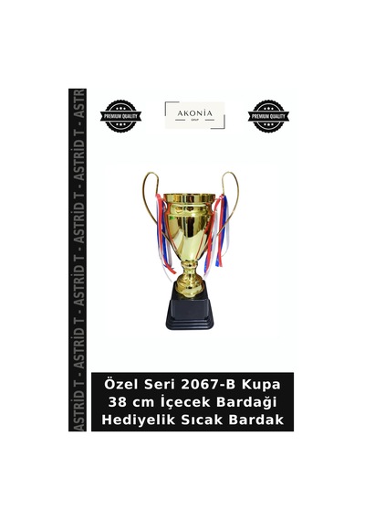 Özel Seri 2067-b Kupa 38 Cm İçecek Bardaği Hediyelik Sıcak Bardak Diğer