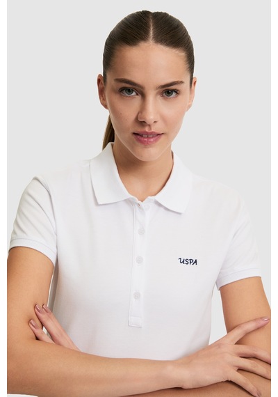 U.s. Polo Assn. Kadın Beyaz Tişört Basic 50323461-vr013