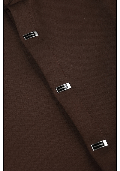 Deepsea Kahve Slim Fit Likralı Kolay Ütülenebilir Gizli Düğmeli Erkek Gömlek 2602614 Deepsea Kahve Slim Fit Likralı Kolay Ütülenebilir Gizli Düğmeli Erkek Gömlek 2602614