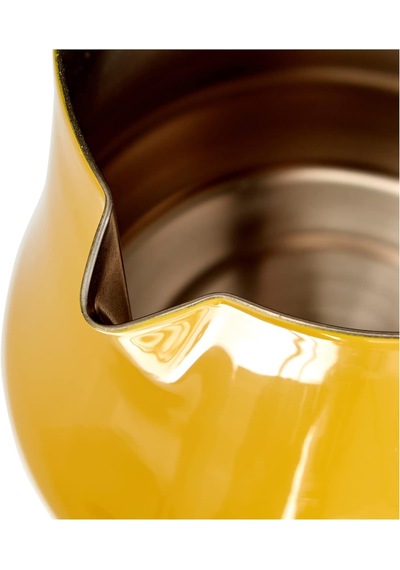 8007986042507 4250 Sütlük Tulip Kaplanmış Paslanmaz Çelik 500 Ml, Sarı, 12, 5 X 7 X 10, 5 Cm