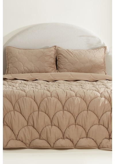Karaca Home Cowrie Çift Kişilik Luxury Comfort Set Bej