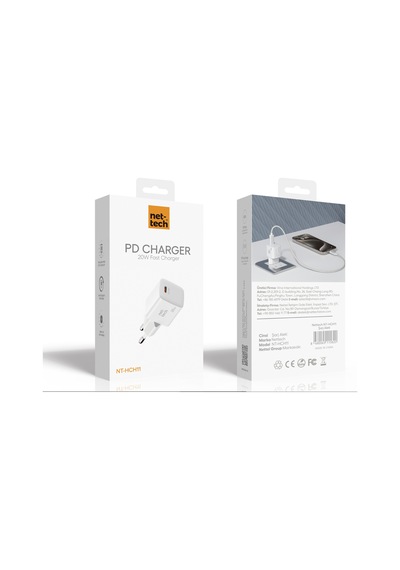 Nettech Nt-hch11 20w Pd 3000 Mah Şarj Aleti Siyah