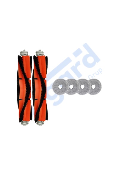 Dreame L10 S Pro, L10s Pro Gen 2, L10s Plus Uyumlu 2 Ana Fırça 4 Mop Pkt-iasgf0000291