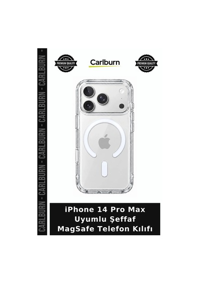 İphone 14 Pro Max Uyumlu Şeffaf Magsafe Telefon Kılıfı Akıllı Kapak Mobil Parça Cep Aksesuarı çok renkli
