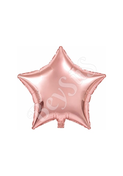 Yıldız Folyo Balon Rose Gold 24 İnc Pembe - Somon