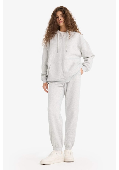 DeFacto 	Standart Fit Kalın Jogger Eşofman Altı Bel Paça Lastikli Basic Düz Uzun Boy S7370AZ25SPGR256