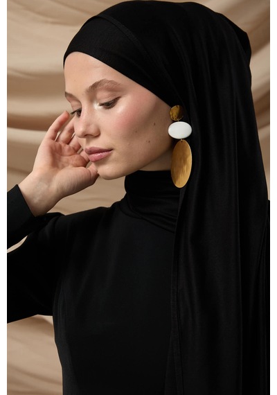 Silk Home Premium Penye Şal 65002-01 Siyah Çok Renkli