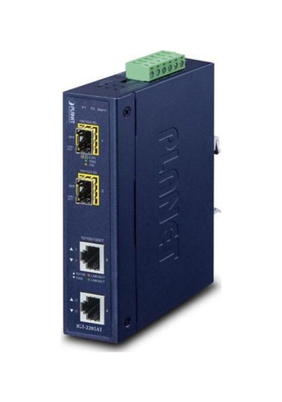 Pl-ıgt-2205at 2 Port 1000t To 2 Port 2500x Sfp Endustriyel Media Converter