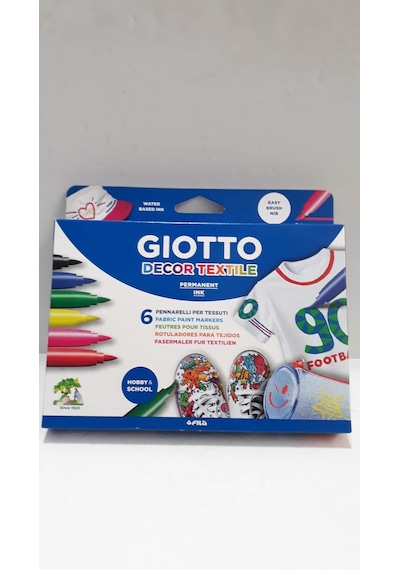 Giotto Decor Textile 6 Lı Renk
