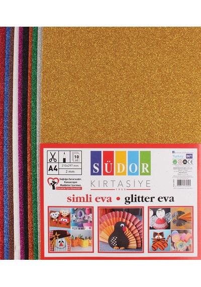 Südor Eva 20X30 Cm 2 Mm 10 Renk Simli   Sk01