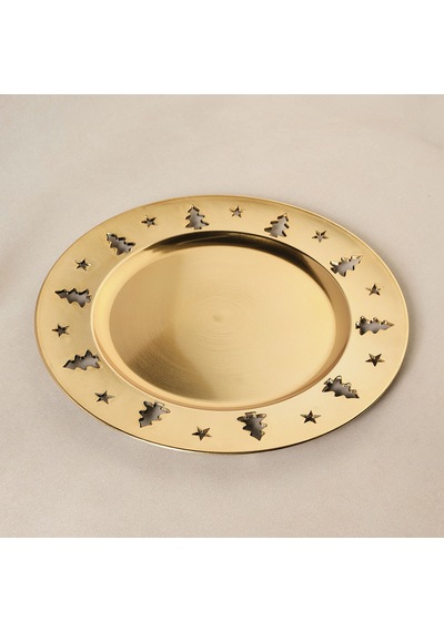 Karaca Home New Year Yılbaşı Tree Supla Gold 33 Cm Gold