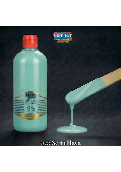 Multisurfaces Hibrit Akrilik Boyalar - 070 Serin Hava Ahşap, Taş Tozu, Hobi, Dıy