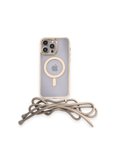 Apple iPhone Uyumlu 12 Pro Max Kılıf Divo Lazer Askılı Magsafe Kapak -