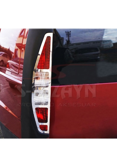 S-Dizayn  Fiat Doblo Krom Stop Çerçevesi 2 Prç 2000-2006