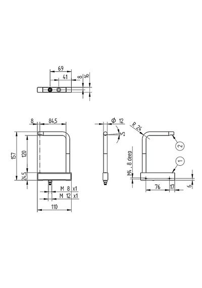 Lazer Çatal Sensör Fork Sensör Wenglor P1hj004