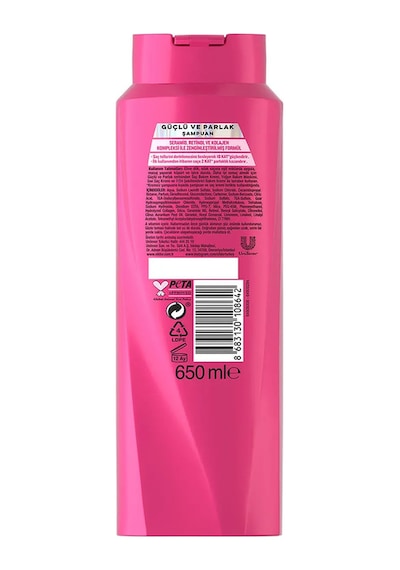 Elidor Güçlü ve Parlak Saç Bakım Şampuanı 3 x 650 ML