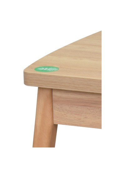 Vilinze Avanos Ahşap Açılır Kapanır Mdf Mutfak Masası - 70x120+30 Cm Naturel