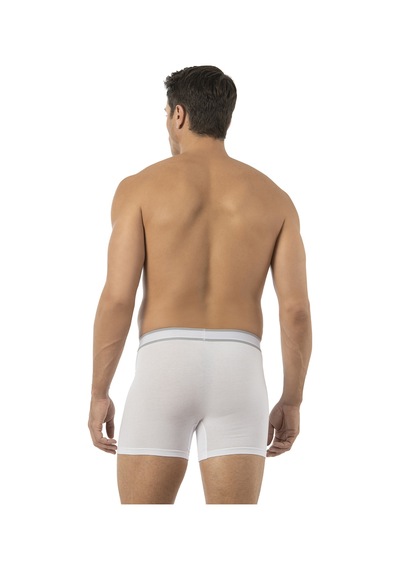 Özkan Underwear Özkan 11226 Erkek %95 Pamuklu Likralı Süprem Kumaş Esnek Rahat Boxer Şort Beyaz