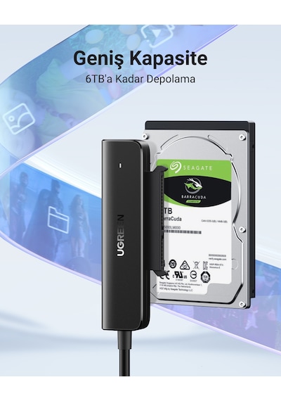 Ugreen Usb-c To 2.5-ınch Sata Dönüştürücü Adaptör, 70610