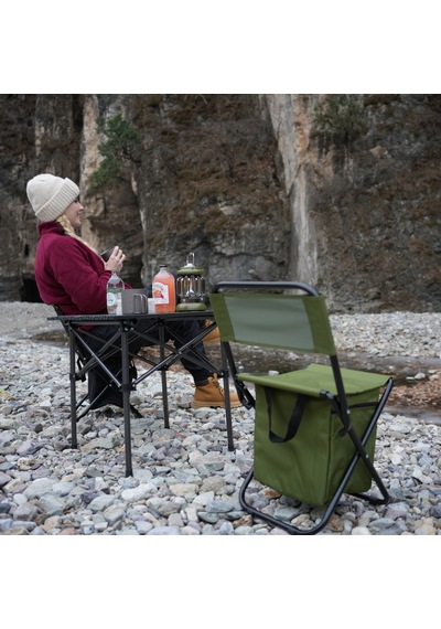 Fundango Iceguard Soğutucu Çantalı Sırt Destekli Katlanır Tabure Green Yeşil