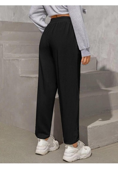 V Baskılı Oversize Beyaz T-shirt Sari