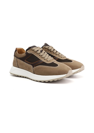 Gönderi(R) Gönderi R Erkek Kum Süet Bağcıklı Hakiki Deri Sneaker Ddma83531647 Kum Beji