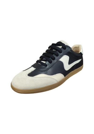 Mammamia D24ka-395 İnce Taban Deri Sneaker Kadın Ayakkabı Siyah