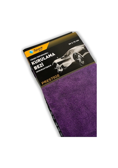 2 Adet Spark 2318 Prestige Mega Boy Mikrofiber Oto Kurulama Ve Temizlik Tank Bezi 50x75 Cm.
