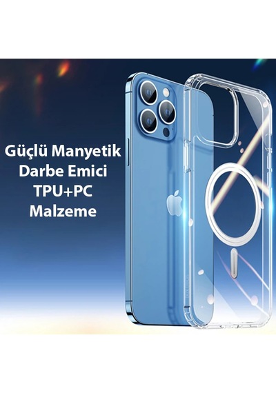 Dux Ducis Clin Mag Series İphone 12 Pro Max 6.7 Magsafe Uyumlu Manyetik Silikon Kılıf- 5775 Çok Renkli