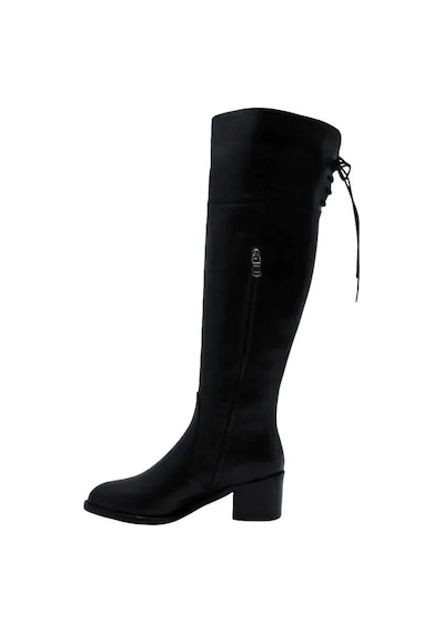 Poletto Hakiki Deri Sıyah Çizme Topuklu 3176 17 Bfl Yk-481 Siyah