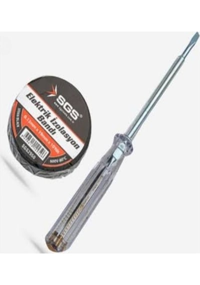 Sgs Kontrol Kalemi + Elektrik Bandı Set