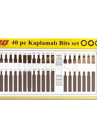 Rico 40 Parça Tornavida Power Bits Seti