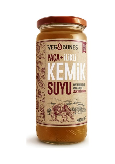 Veg Bones Paça Ilikli Kemik Suyu 480 Ml