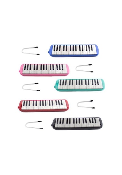 32 Tuşlu Melodika Bez Çantalı-Yeşil