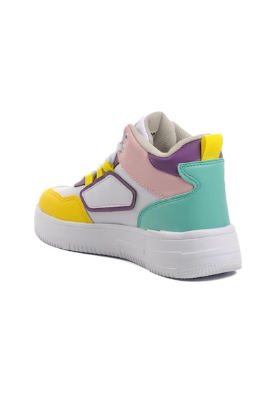 Walkway Nefertiti Beyaz-sarı Unisex Hi Sneaker 001
