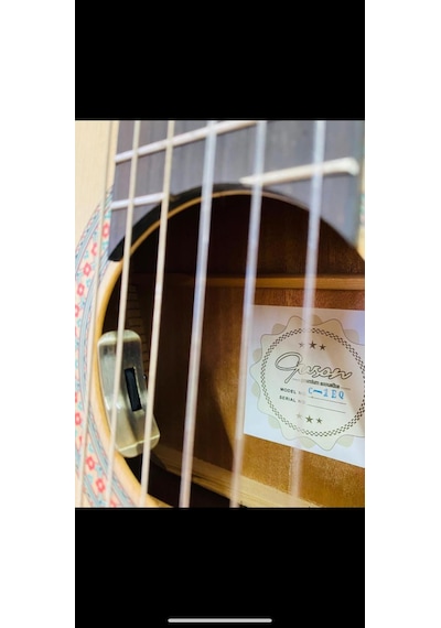 Guson C-1Eq Model Maun Ağacı Elektro Klasik Gitar-Aktif Manyetik