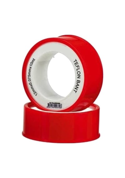 Teflon Band Beyaz 12 Mm X 10 Metre Su Sızdırmazlık Bandı