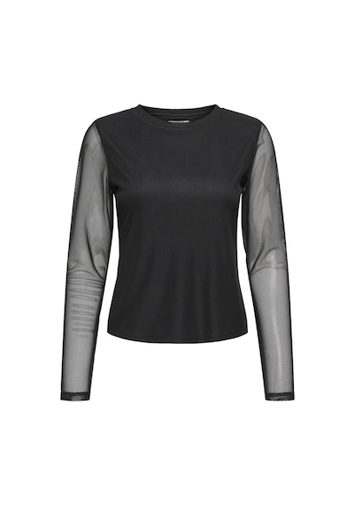 Only Onlnova L/s Mesh Top Siyah