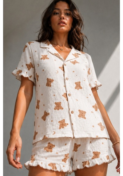 Norcia Sports Kadın Süprem Gömlek Şort Düğme Kar Beyaz Pijama Takımı Çok Renkli - 929467735 Çok Renkli - 929467735 Çok Renkli Norcia Sports Kadın Süprem Gömlek Şort Düğme Kar Beyaz Pijama Takımı Çok Renkli - 929467735 Çok Renkli - 929467735 Çok Renkli