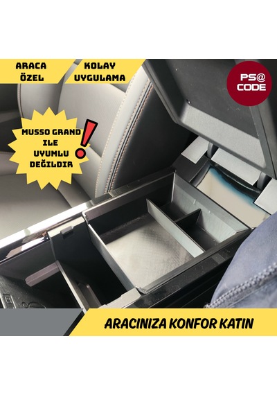 Ssangyong Kgm Musso Ev Orta Konsol Düzenleyici-organizer